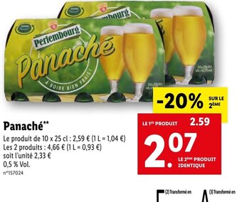 Lidl Panache offre