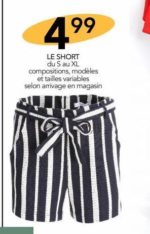Stokomani Le short offre