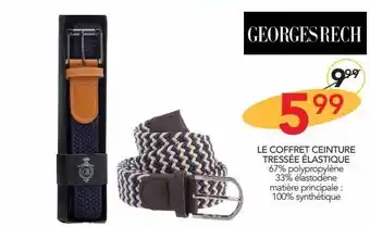 Stokomani Le coffret ceinture tresse elastique offre