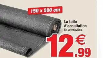 Bazarland La toile d´occultation offre