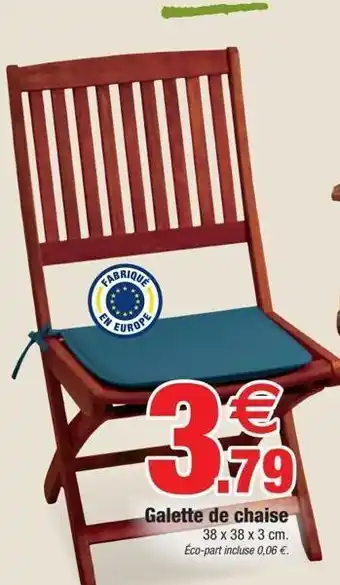 Bazarland Galettes de chaise offre