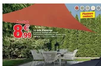 Bazarland La voile d´ombrage offre