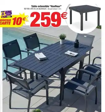 Bazarland Table extensible honfleur offre