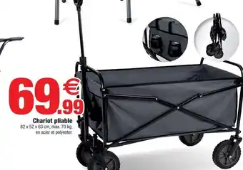 Bazarland Chariot pliable offre