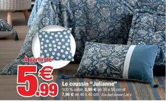 Bazarland Le coussin julianne offre