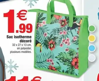 Bazarland Sac isotherme decore offre