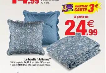Le boutis julianne