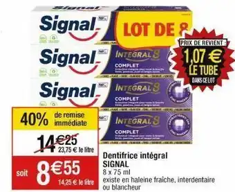 Cora x Carrefour Dentifrice signal offre