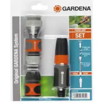 Gamm vert Nécessaire d'arrosage gardena pour tuyaux d'arrosage d.13/15 mm avec raccords et lance d'arrosage offre