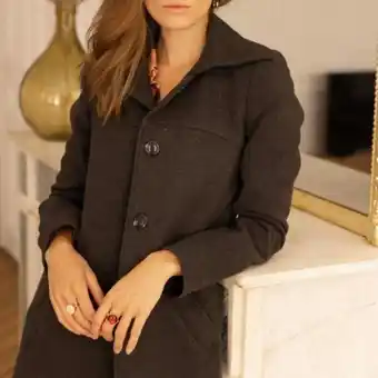 3 suisses 3s. x réédition - manteau long grand col ange - promo mode femme offre