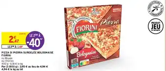 PIZZA DI PIERRA SURGELÉE BOLOGNAISE FIORINI