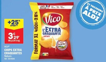 ALDI CHIPS EXTRA CRAQUANTES offre