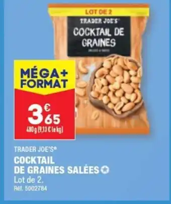 ALDI COCKTAIL DE GRAINES SALÉES Ⓒ offre