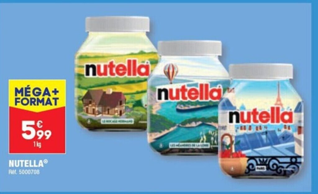 Promo NUTELLAⓇ Ref. 5000708 chez ALDI