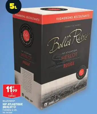 ALDI IGP ATLANTIQUE MERLOT Fontaine à vin. Ref. 5011059 offre