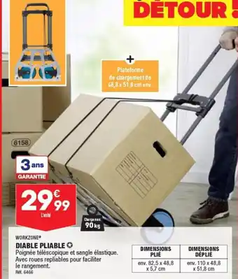 ALDI DIABLE PLIABLE offre