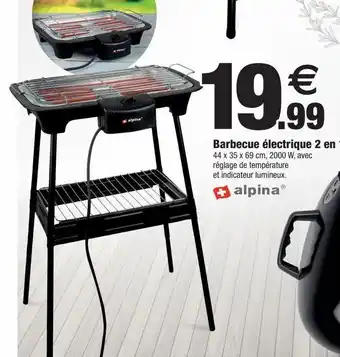 Bazarland Barbecue electrique 2 en 1 offre