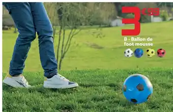 Gifi Ballon de foot mousse offre