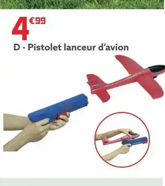 Gifi Pistolet lanceur d`avion offre