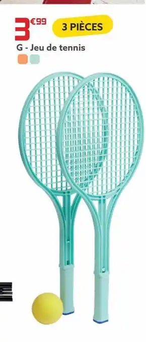 Gifi Jeu de tennis offre