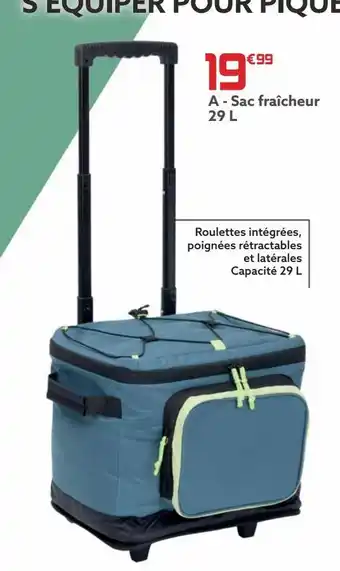 Gifi Sac fraicheur 29l offre