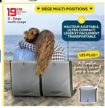 Gifi Siège multi-usage offre