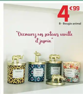 Gifi Bougie animal offre