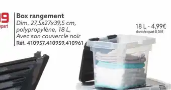 Gifi Box rangement 18l offre