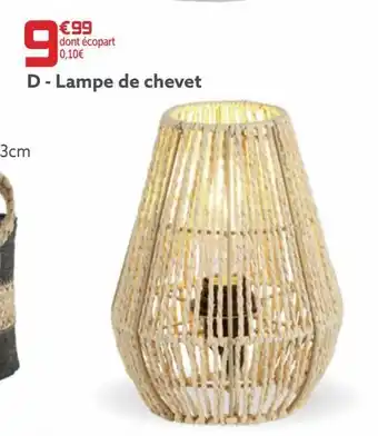 Gifi Lampe de chevet offre