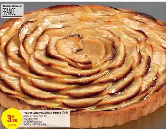 Intermarché TARTE AUX POMMES 6 PARTS* 600 g-6,50 € le kg offre
