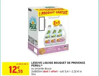 Intermarché LESSIVE LIQUIDE BOUQUET DE PROVENCE PERSIL (b) offre