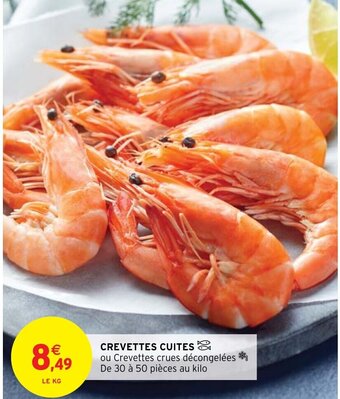 Intermarché CREVETTES CUITES offre