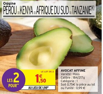 Intermarché AVOCAT AFFINE offre