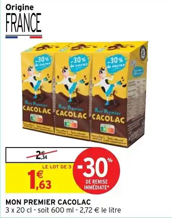 Intermarché MON PREMIER CACOLAC offre