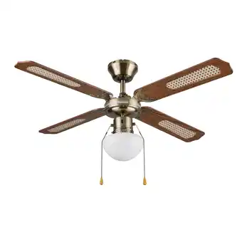 Castorama Ventilateur de plafond colours lari laiton antique 1 x e27 ø107 cm offre