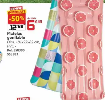 Gifi Matelas gonflable offre