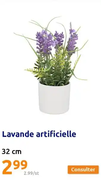 Action Lavande artificielle 32 cm offre