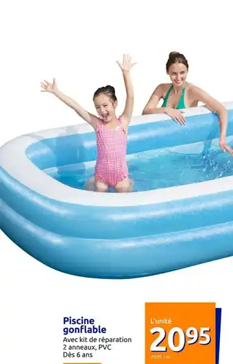 Action Piscine gonflable offre