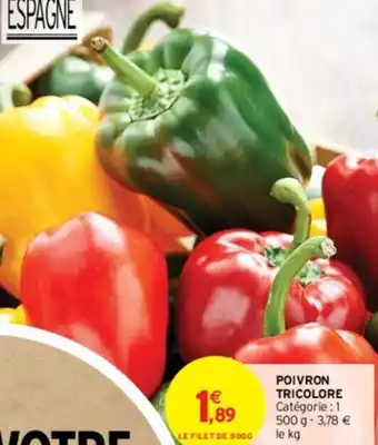 Intermarché POIVRON TRICOLORE offre