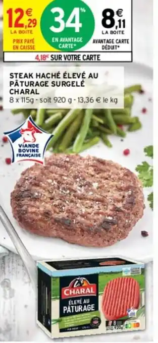 STEAK HACHĂ ĂLEVĂ AU PĂTURAGE SURGELĂ CHARAL