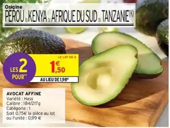 Intermarché AVOCAT AFFINE offre