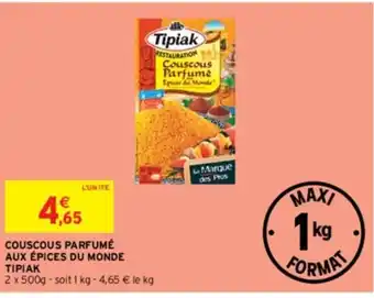 Intermarché COUSCOUS PARFUMÉ AUX ÉPICES DU MONDE ΤΙΡΙΑΚ offre