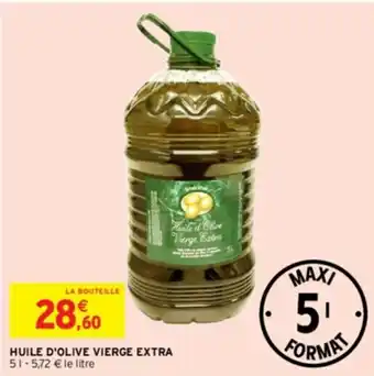 Intermarché HUILE D'OLIVE VIERGE EXTRA 51-5,72 € le litre offre