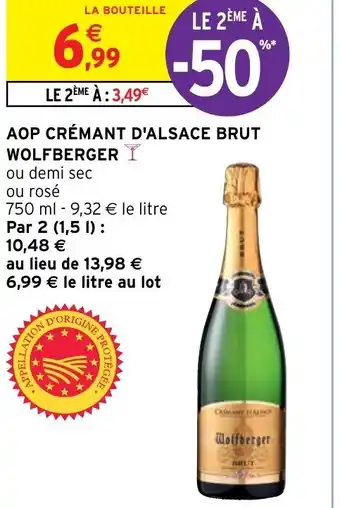 AOP CRÉMANT D'ALSACE BRUT WOLFBERGER