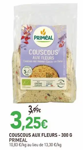 naturéO Couscous aux fleurs 300g primeal offre