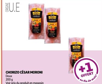 Auchan CHORIZO CÉSAR MORONI offre