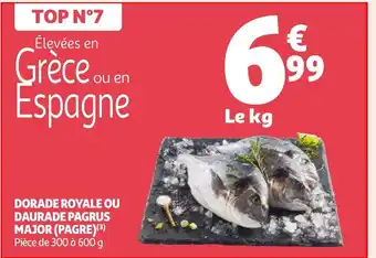 Auchan DORADE ROYALE OU DAURADE PAGRUS MAJOR (PAGRE) (3) offre
