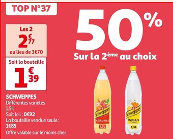Auchan SCHWEPPES offre