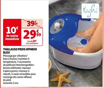 Auchan THALASSO PIEDS HFM800 BLEU offre