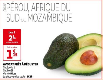 Auchan AVOCAT PRÊT À DÉGUSTER offre
